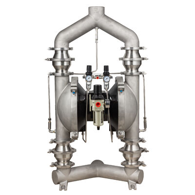 پمپ پودر پنوماتیک با طراحی جدید با دیافراگم PTFE و دبی 150 گالن در دقیقه برای کاربردهای صنعتی