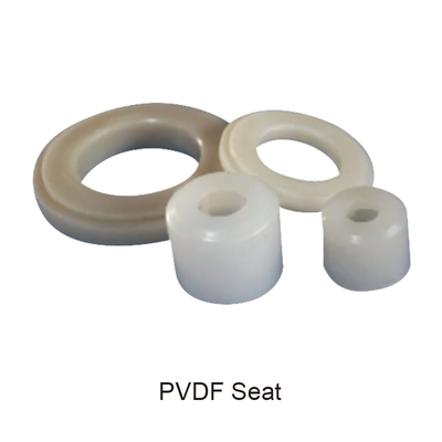 قطعات پمپ دیافراگمی 1/4 اینچی تولید کنندگان صندلی توپ PVDF