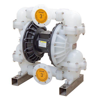 AC220V/DC24V پمپ دیافراگم پنوماتیک تراکم مایع ≤1200kg/M3 آلومینیوم