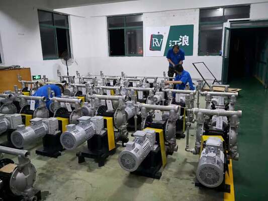 پمپ دیافراگم الکتریکی 2 اینچ با موتور ضد انفجار 10.5m3/h برای برنامه های فشار پایین