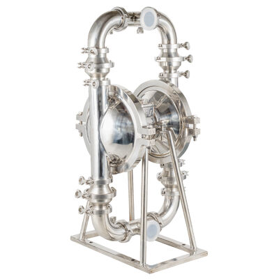 پمپ AODD ۱۲۰psi فشار بالا با دیافراگم PTFE و حداکثر جریان ۱۵۰gpm برای کاربردهای صنعتی