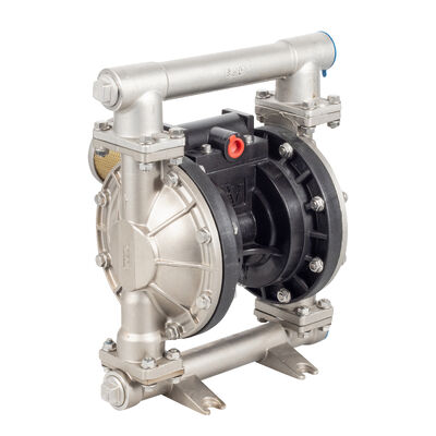 پمپ خلاء مینی دیافراگم پنوماتیک بدون روغن با 120psi فشار حداکثر 40gpm جریان حداکثر و دیافراگم PTFE برای تصفیه فاضلاب
