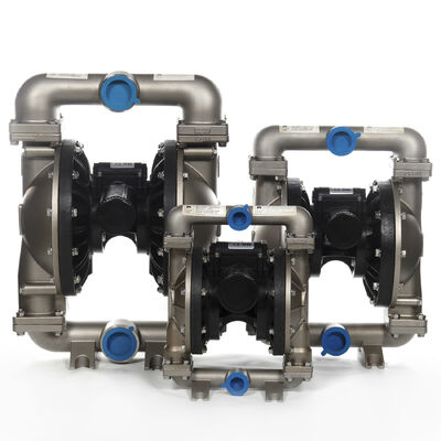 پمپ دیافراگمی پنوماتیک 2 اینچی مقاوم در برابر اسید 120psi برای تصفیه مواد شیمیایی و فاضلاب