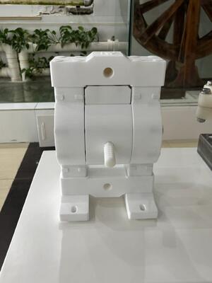 پمپ دیافراگم پنوماتیک مواد PTFE با فشار پایین برای صنایع شیمیایی فاضلاب