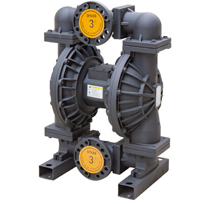 پمپ دیافراگم 3 اینچی آلومینیوم با جریان 1022 L / M برای تصفیه فاضلاب