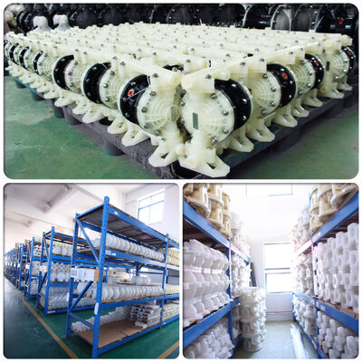 پمپ دیافراگم پنوماتیک طراحی جدید با میزان جریان 340L / M و یک سال گارانتی برای استفاده صنعتی