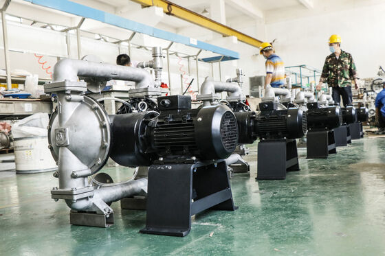 پمپ دیافراگم با هوا با جریان 340L/M و منبع انرژی پنوماتیک